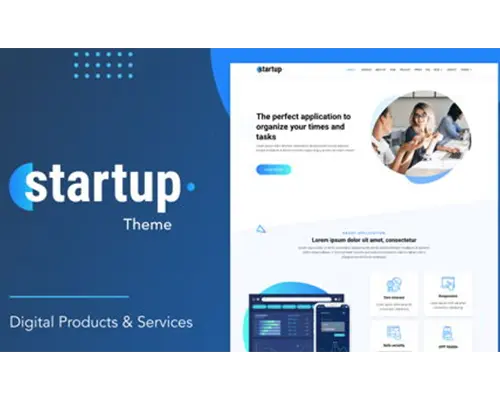 Divi WordPress Theme for Startup Website