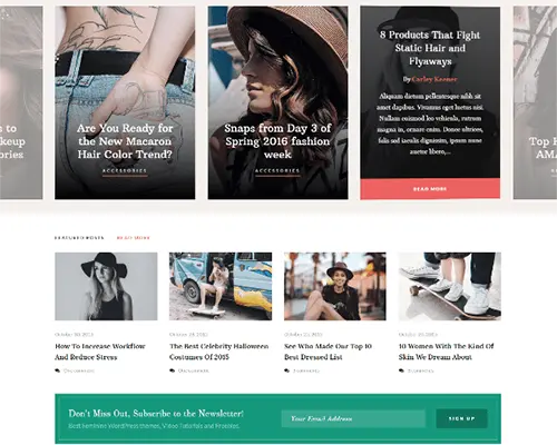 HeartStyle WordPress Theme for Fashion Website